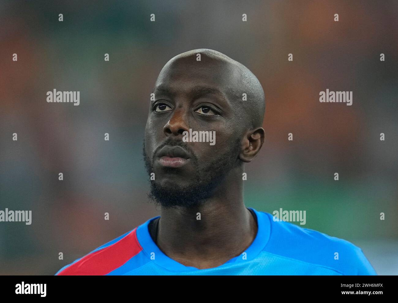 February 07 2024 Yoane Wissa (DR Congo) looks on during a African Cup