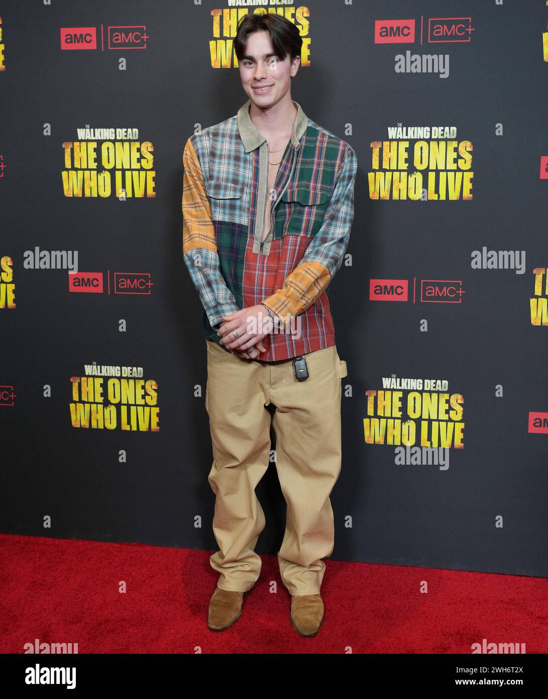Los Angeles, USA. 07th Feb, 2024. Austin Molino arrives at the THE