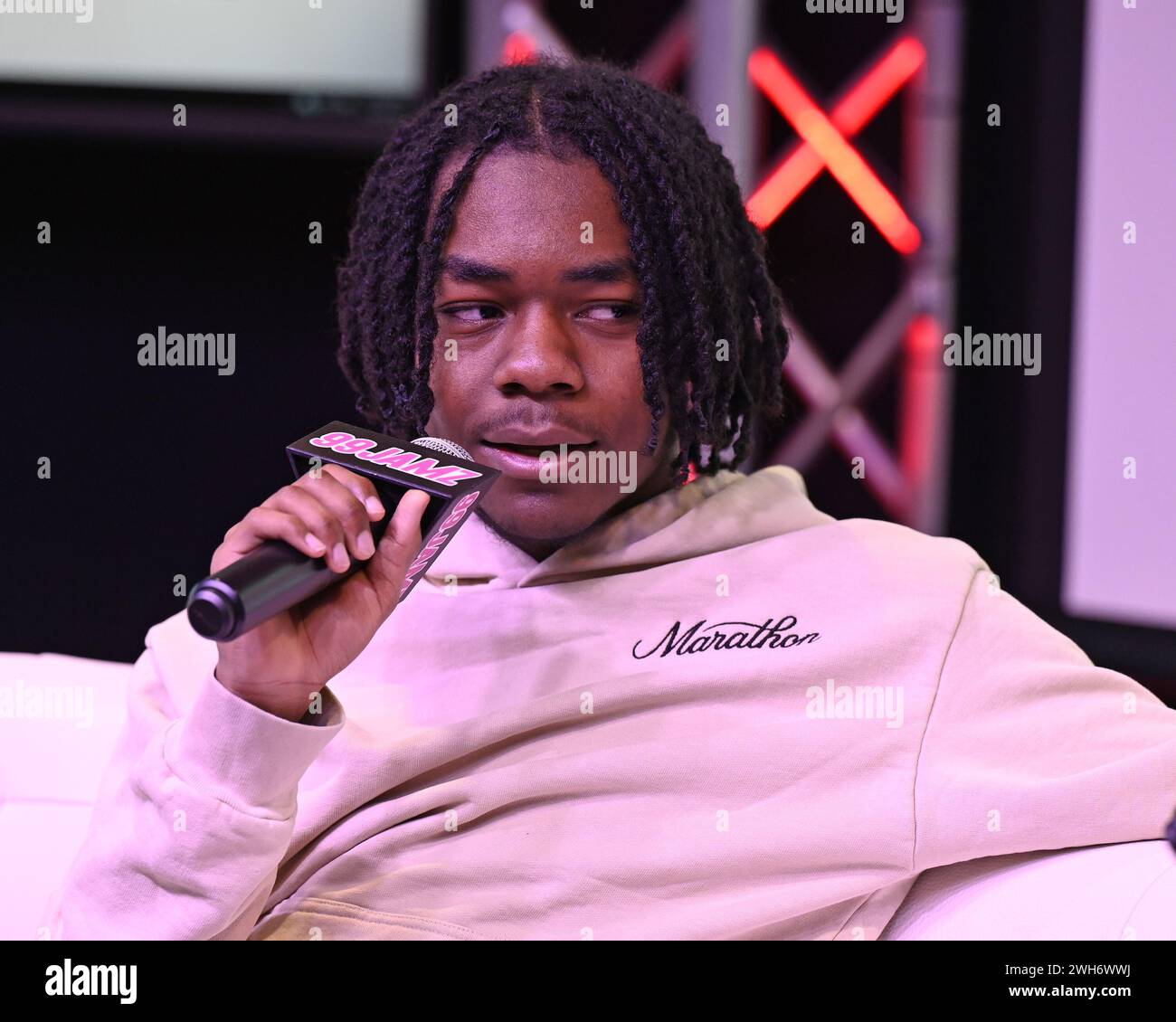 Hollywood, FL, USA. 07th Feb, 2024. 310Babii poses for a portrait ...
