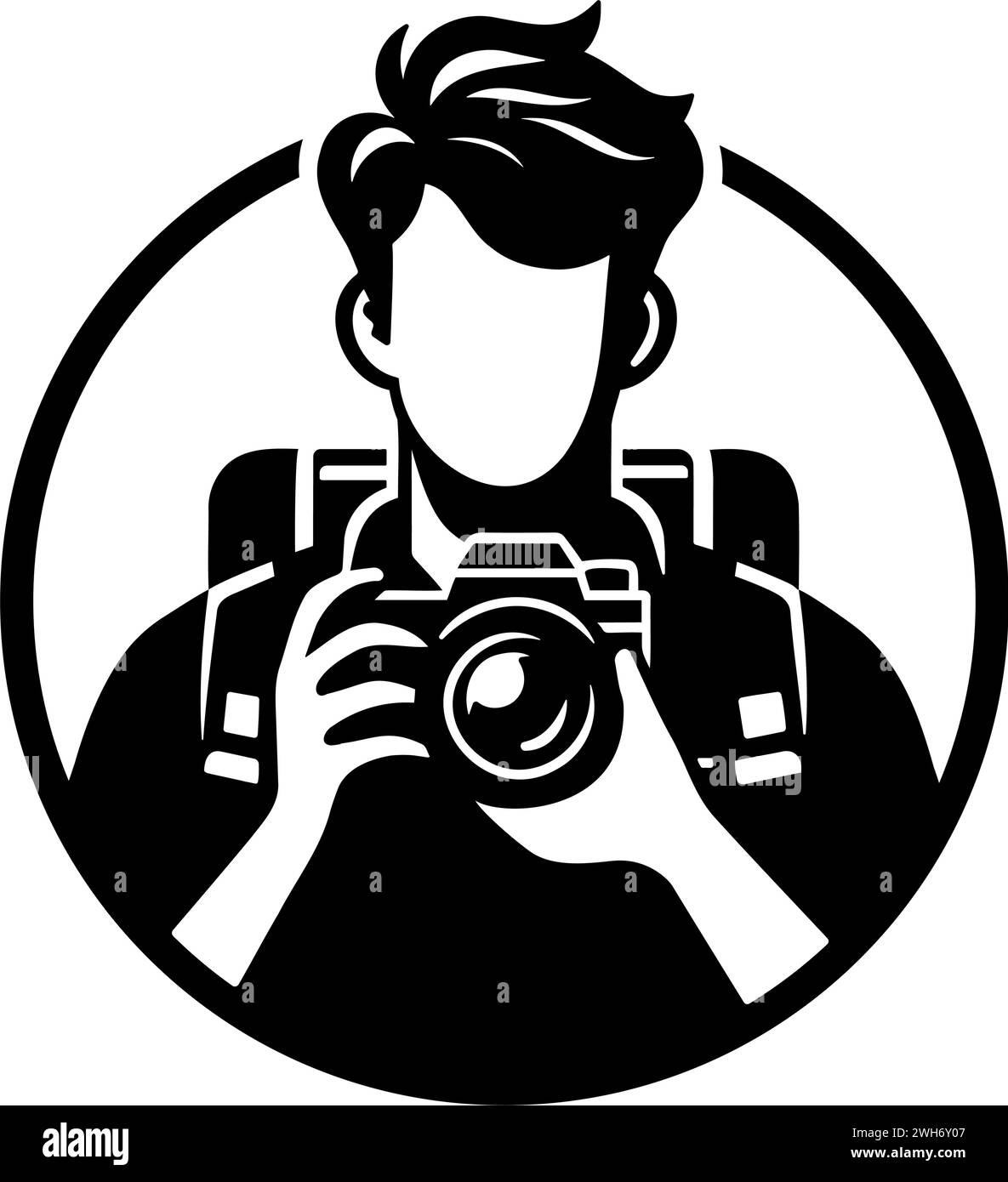 Cameraman photographer Black and White Stock Photos & Images - Alamy
