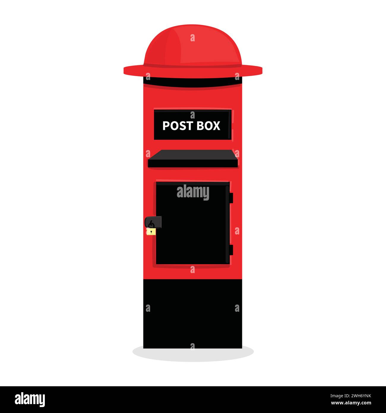 Post Box Illustration Stock Vector Image & Art - Alamy