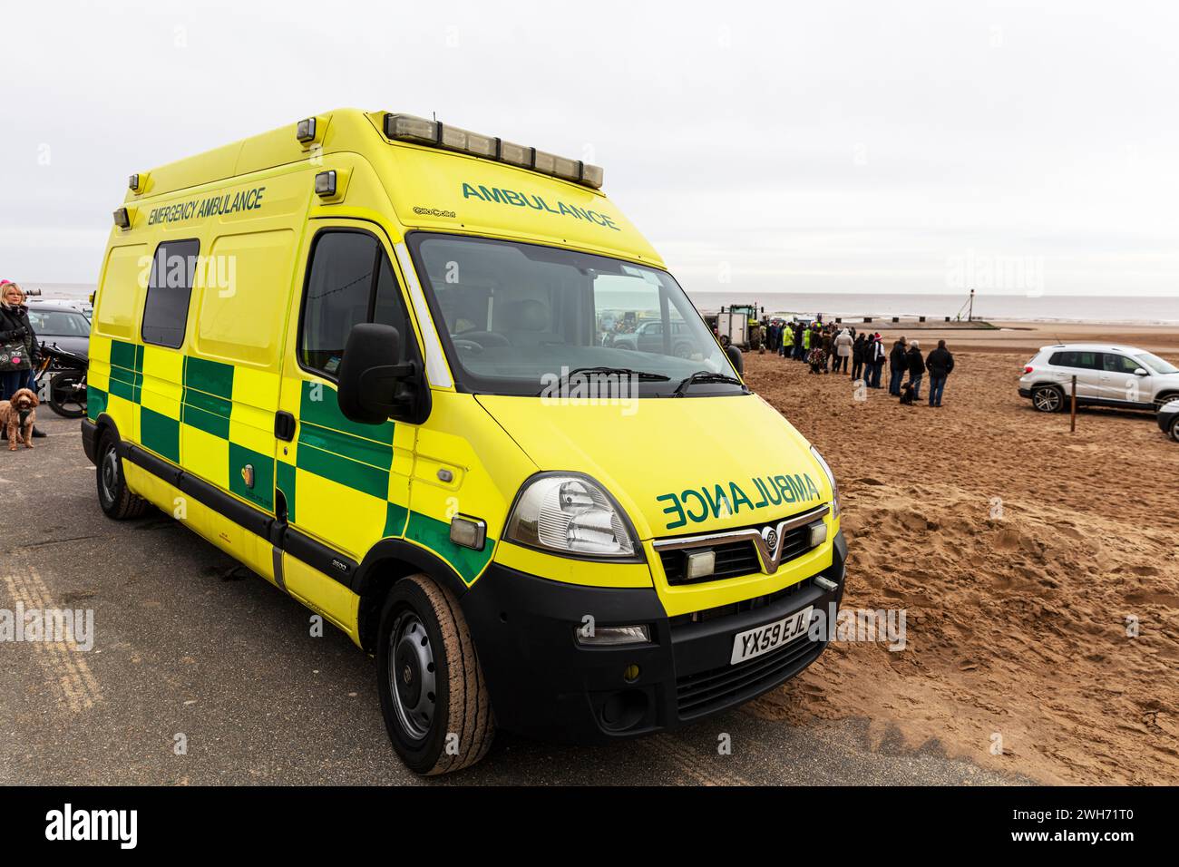 UK Ambulance, Ambulance, ambulance UK, medical emergency, response, medical, NHS, service, emergency service, UK, England, British, English, ambulance Stock Photo