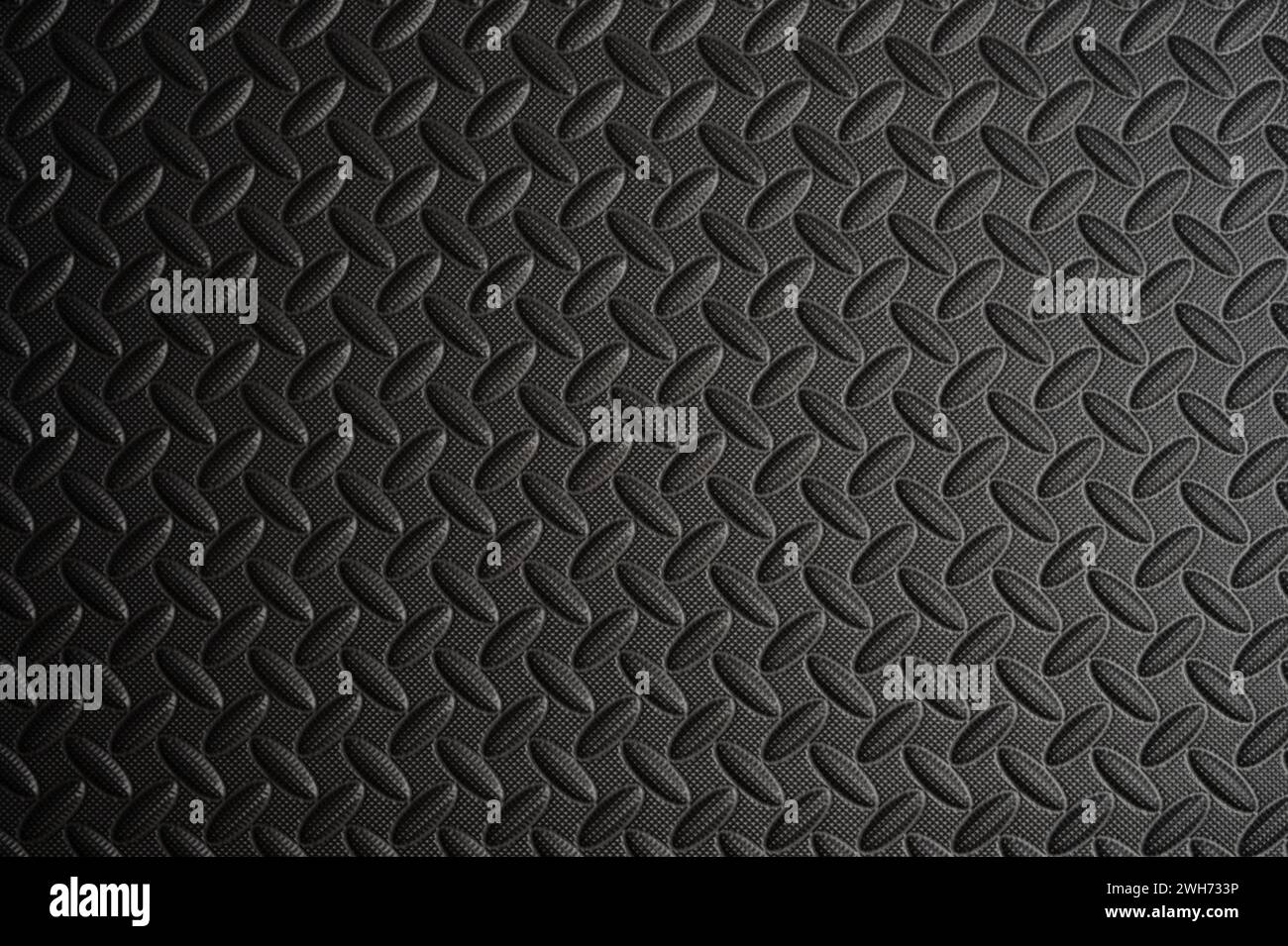 Durable dark gray gradient plastic clean sheet close up view Stock Photo