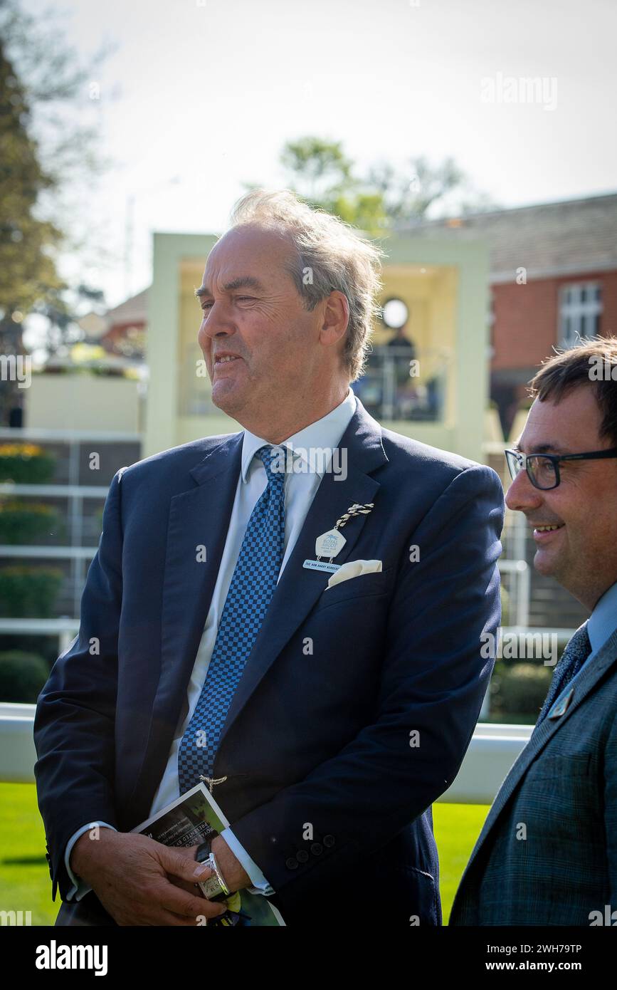 Ascot, Berkshire, UK. 3rd May, 2023. The Hon Harry Herbert, Chairman of Highclere Thoroughbred Racing, at Ascot Racecourse at the Royal Ascot Trials Day Presented by Howden. Credit: Maureen McLean/Alamy Stock Photo