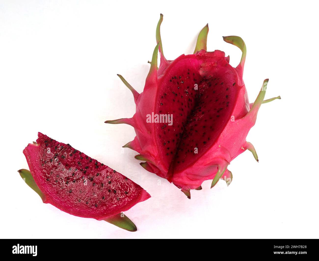 Fresh Pitaya Red Dragon Fruit Isolated On White Background Stock Photo fresh-pitaya-red-dragon-fruit-isolated-on-white-background-stock-photo