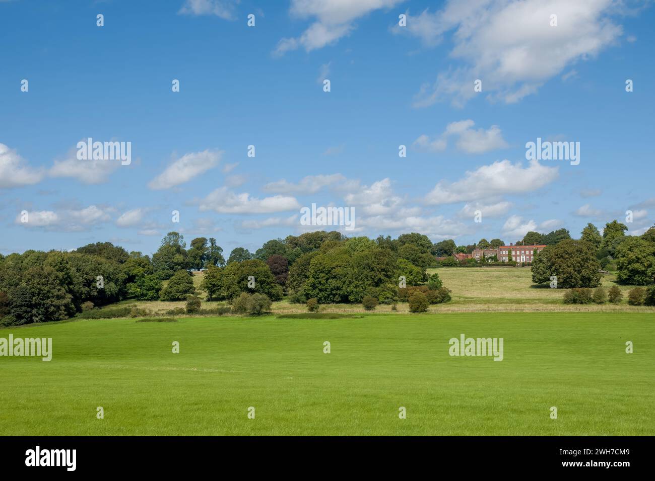 view of The Vyne Country House in Hampshire England Hinton Ampner country house estate and gardens hampshire england Stock Photo