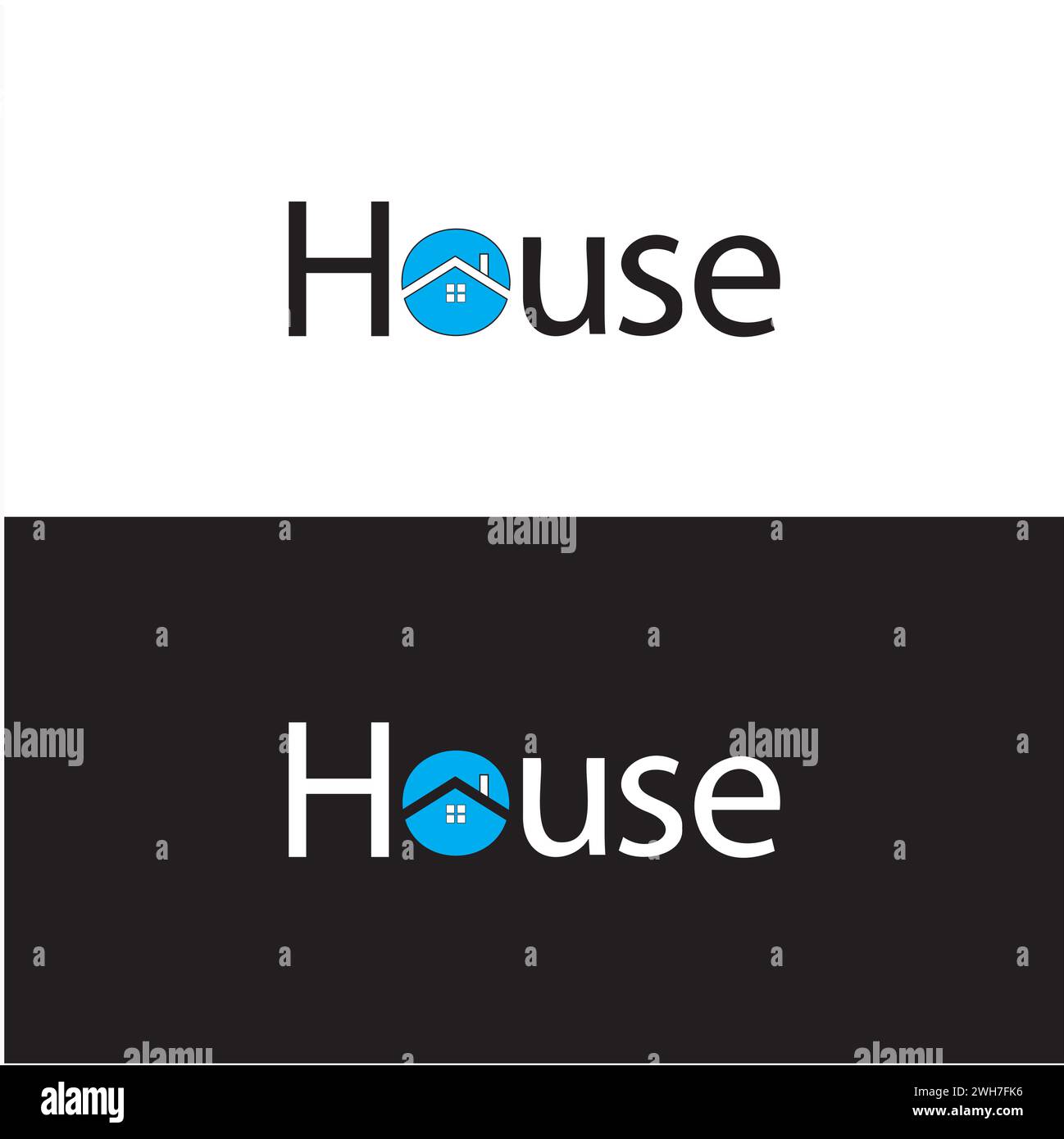 Real State Vector Logo Design.Abstract Real State Design.Real State Silhoutte. Stock Vector
