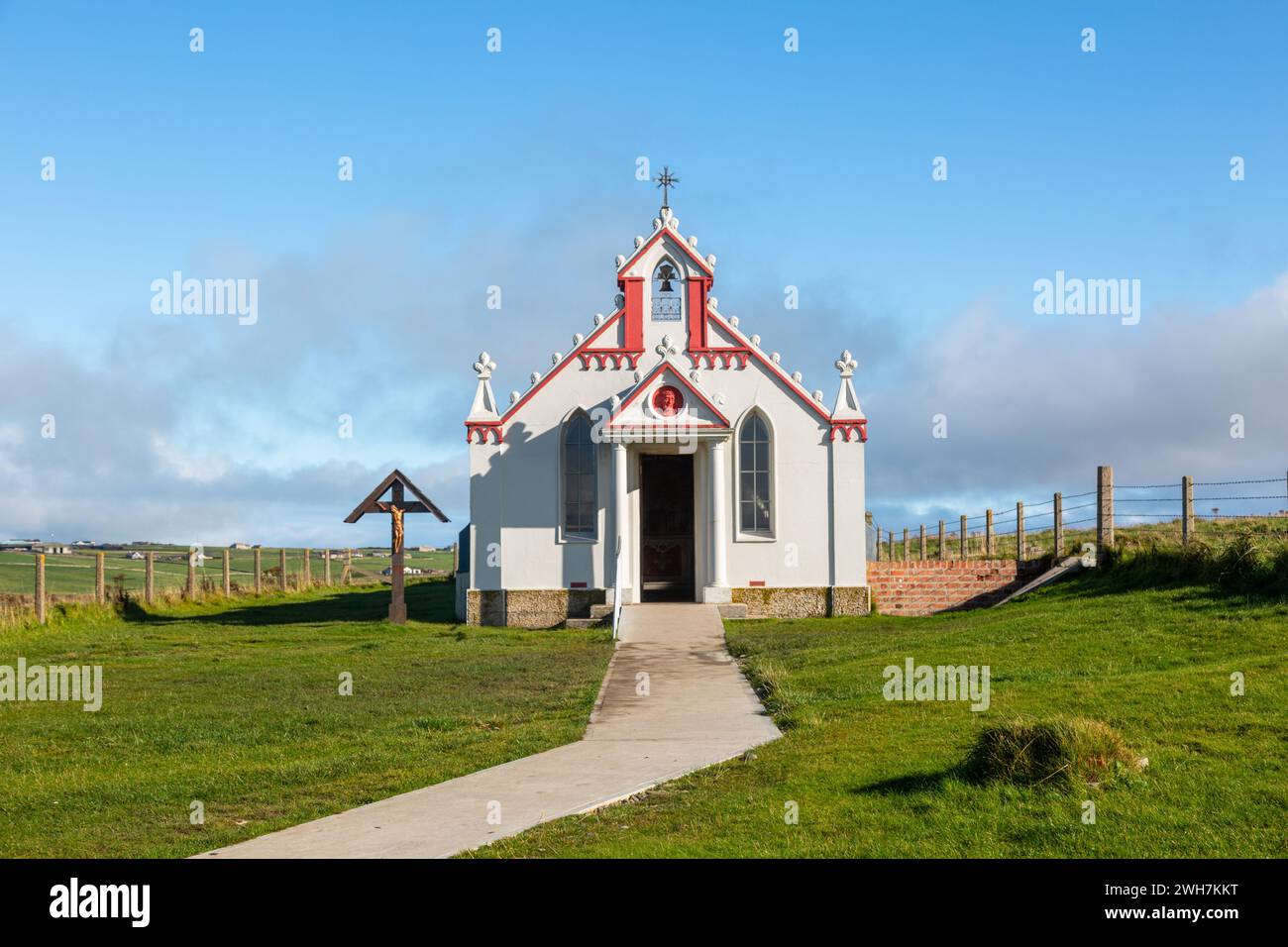 The Italian Chapel, Orkney, UK Stock Photo