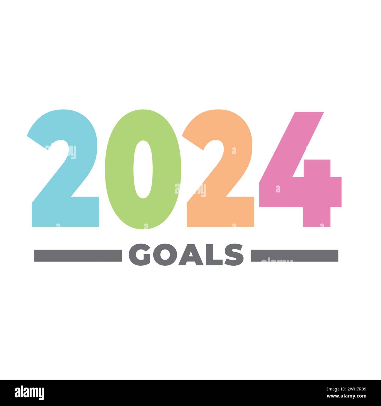 2024 smart goals vector vectors Cut Out Stock Images & Pictures Alamy