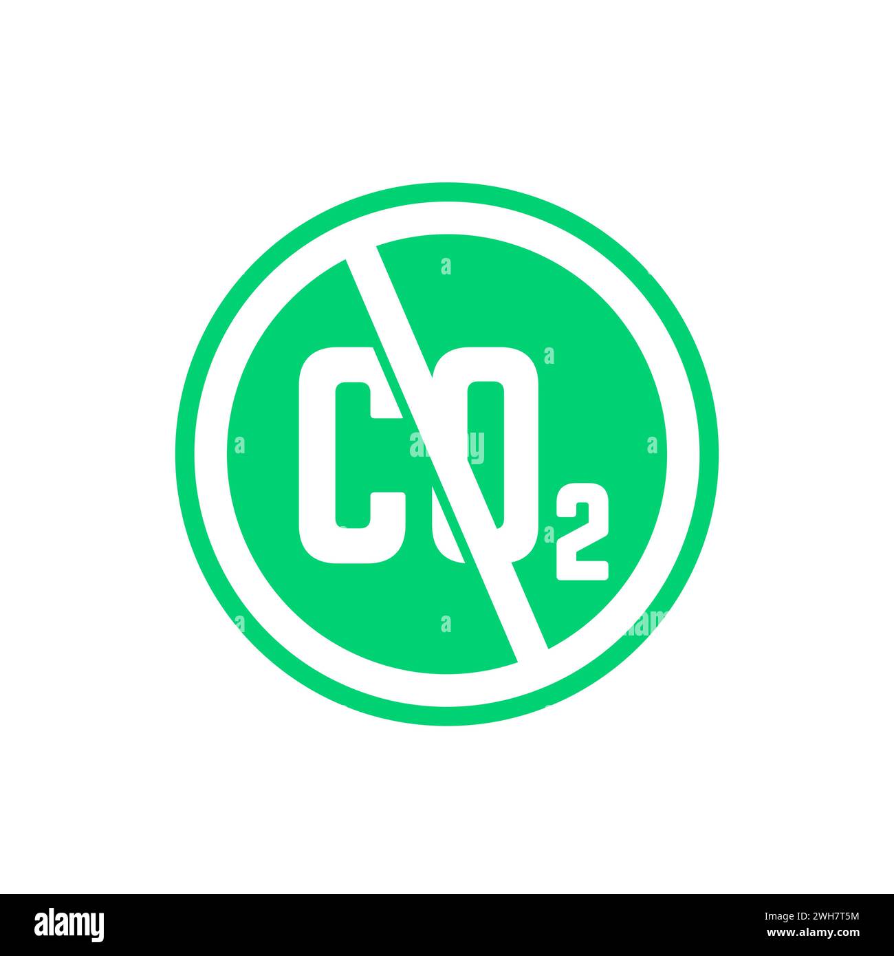 No co2, zero carbon emissions vector icon Stock Vector Image & Art Alamy