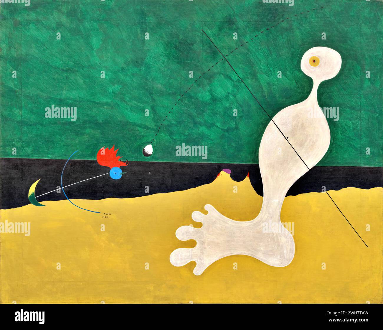 Woman and bird joan miro Stock Vector Images Alamy