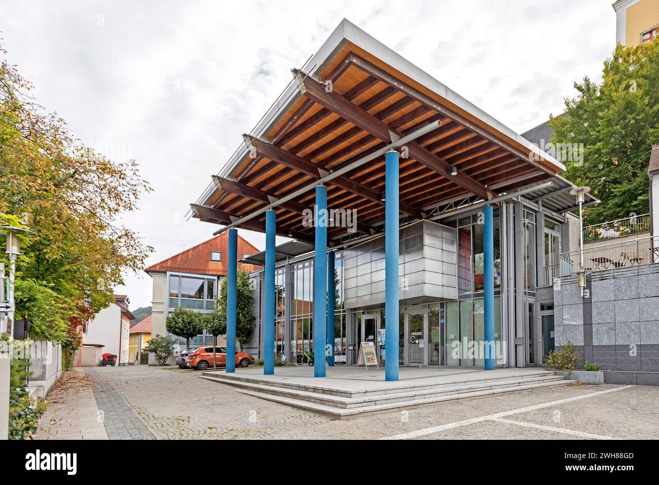 ABC Anton Bruckner Centrum, Ansfelden, Upper Austria, Austria Stock Photo