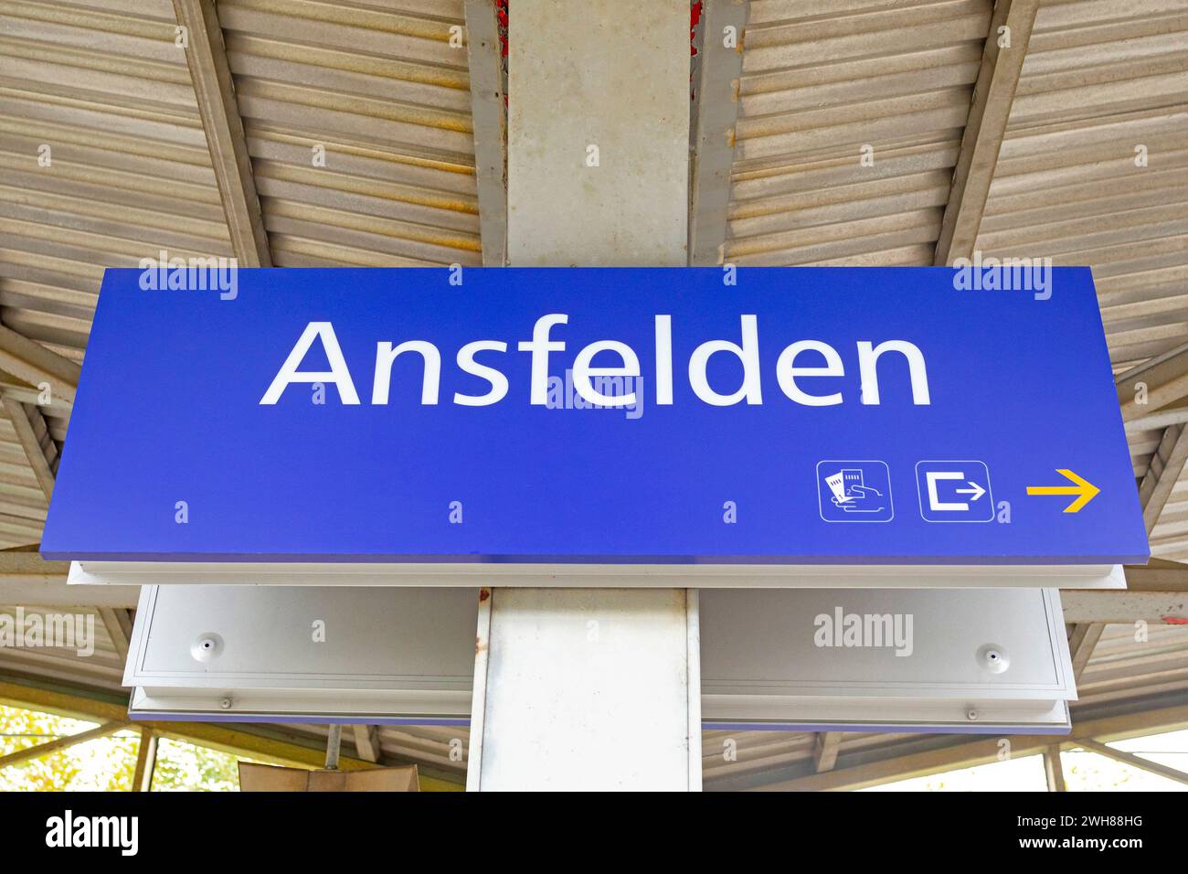 Station Ansfelden, Upper Austria, Austria Stock Photo