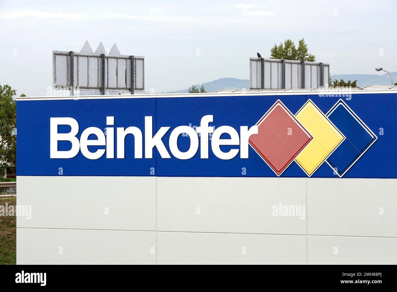 Beinkofer, Tiles In Ansfelden, Upper Austria, Austria Stock Photo