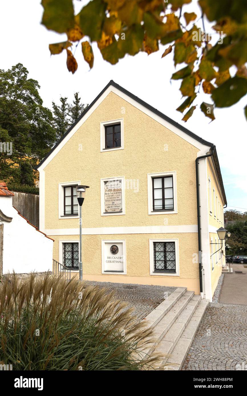 Anton Bruckner, Birthplace And Museum, Ansfelden, Upper Austria, Austria Stock Photo
