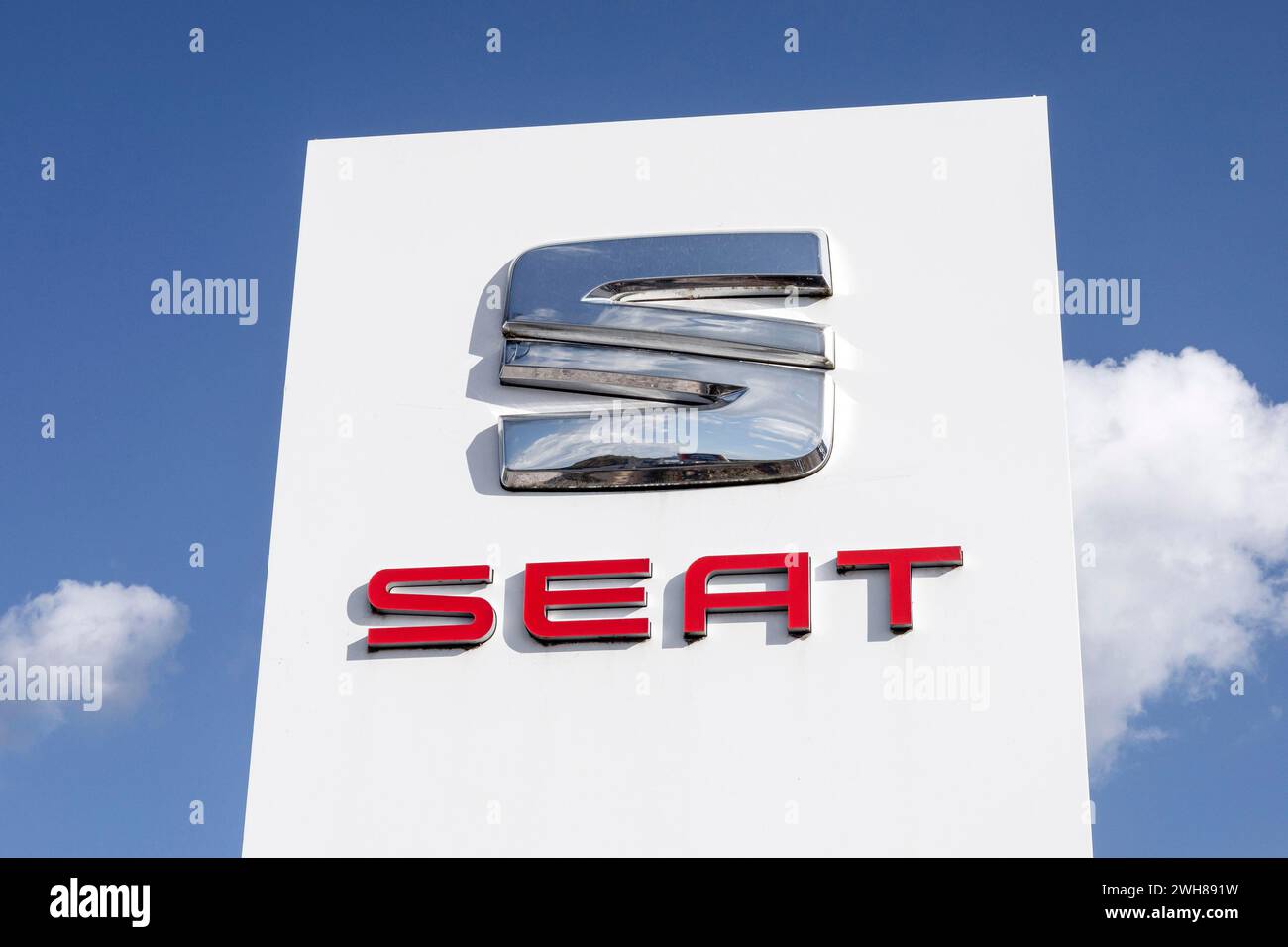 Seat, Car Brand Stock Photo Alamy