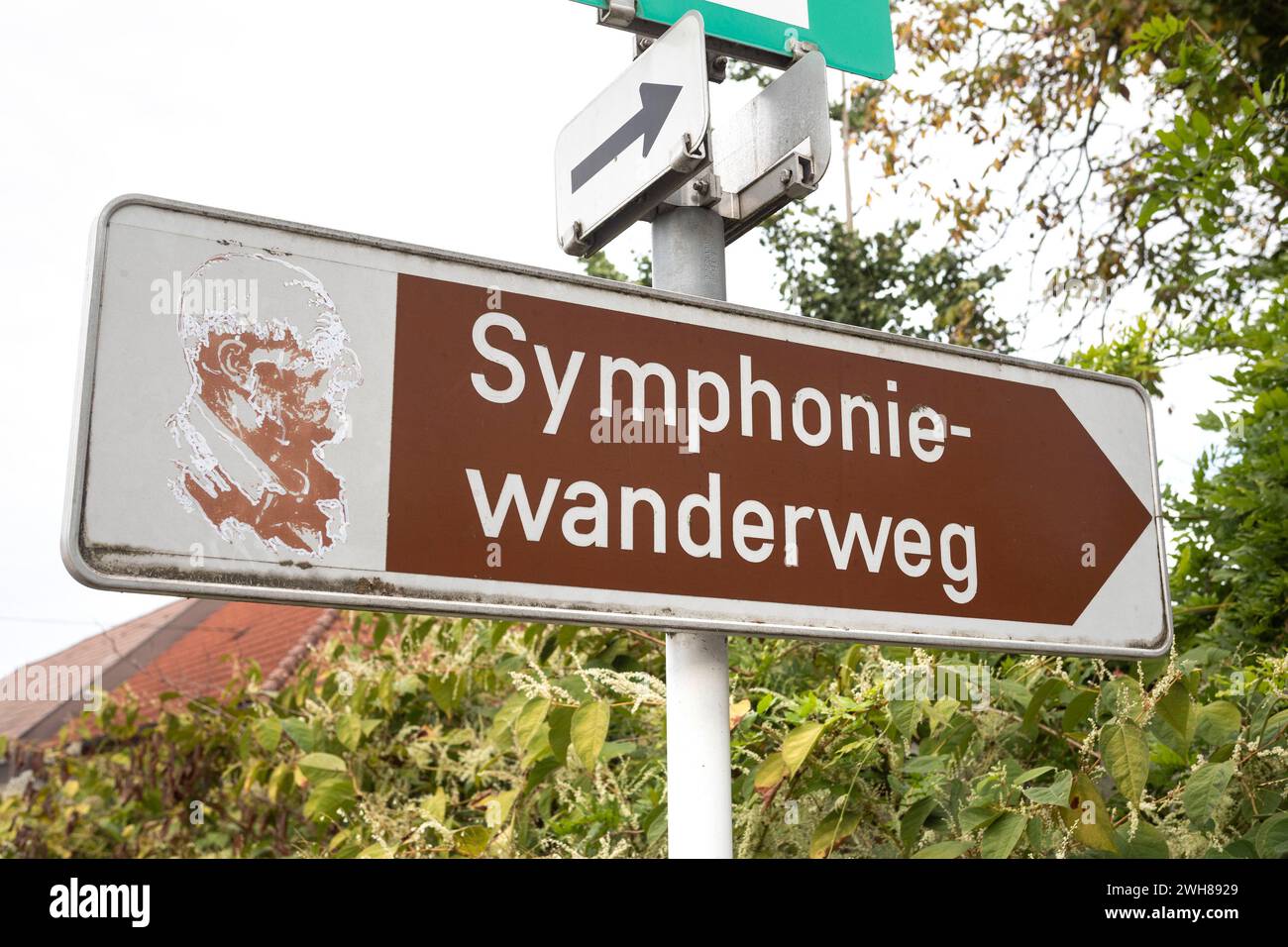 Symphoniewanderweg, Ansfelden, Upper Austria, Austria Stock Photo