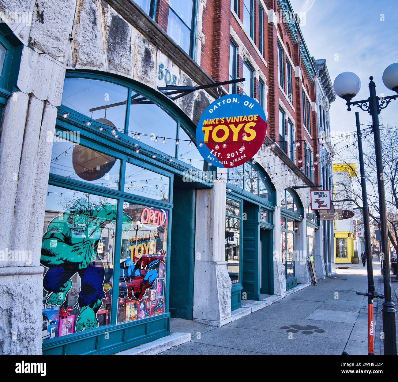 The Oregon Historic and entertainment District in Dayton, Ohio Stock Photo Alamy