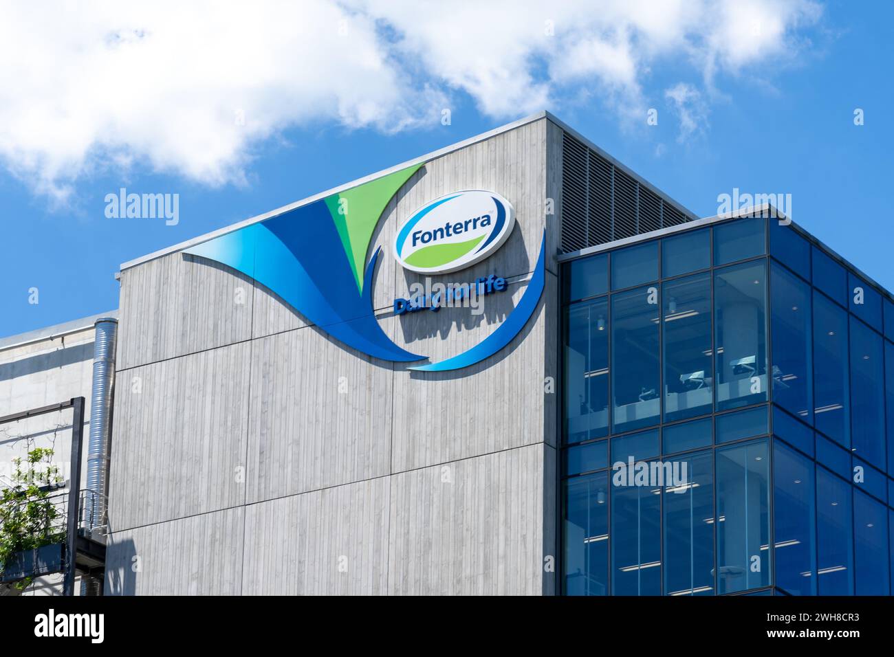 Auckland, New Zealand - January 30, 2024: Fonterra Head Office in Auckland, NZ. Stock Photo
