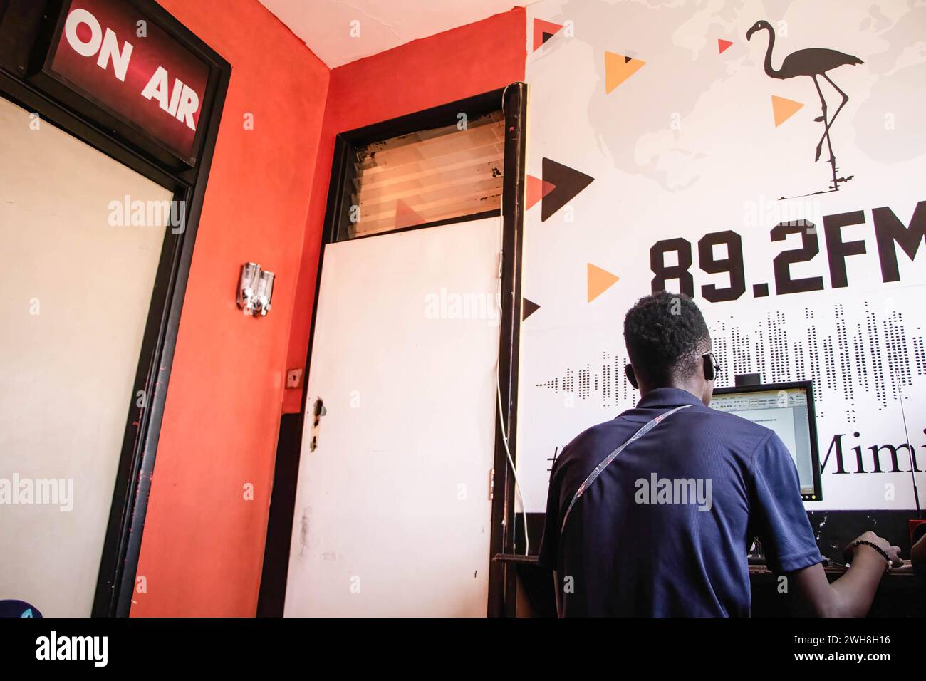 Nakuru, Kenya. 06th Feb, 2024. General view of Radio Yetu station based in  Nakuru City. As the World Radio Day approaches, Radio Yetu will be  celebrating over 100 years since its invention. (