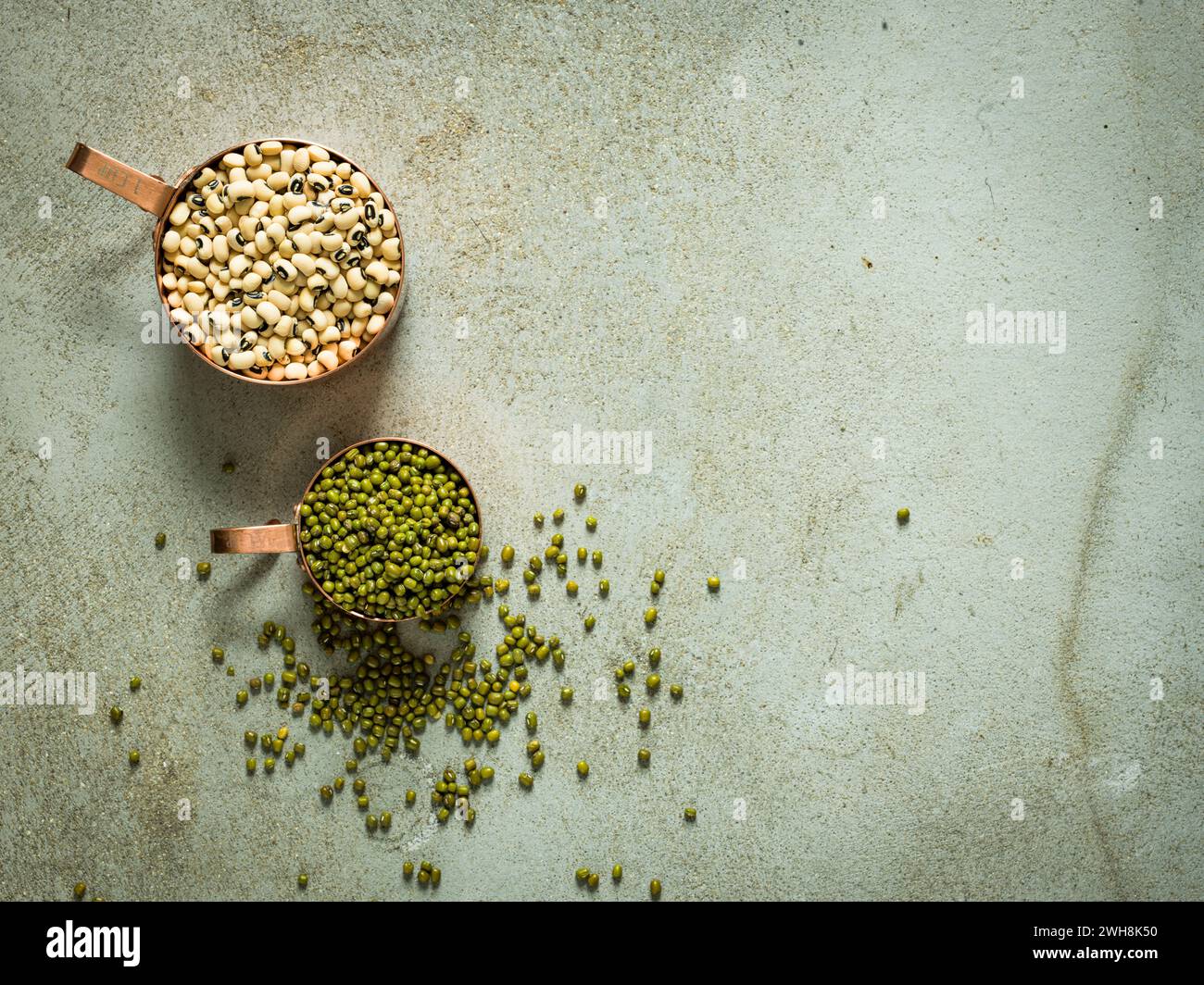 Blackeyed bean or Cowpea and Bambara ground nut or Mung bean Stock