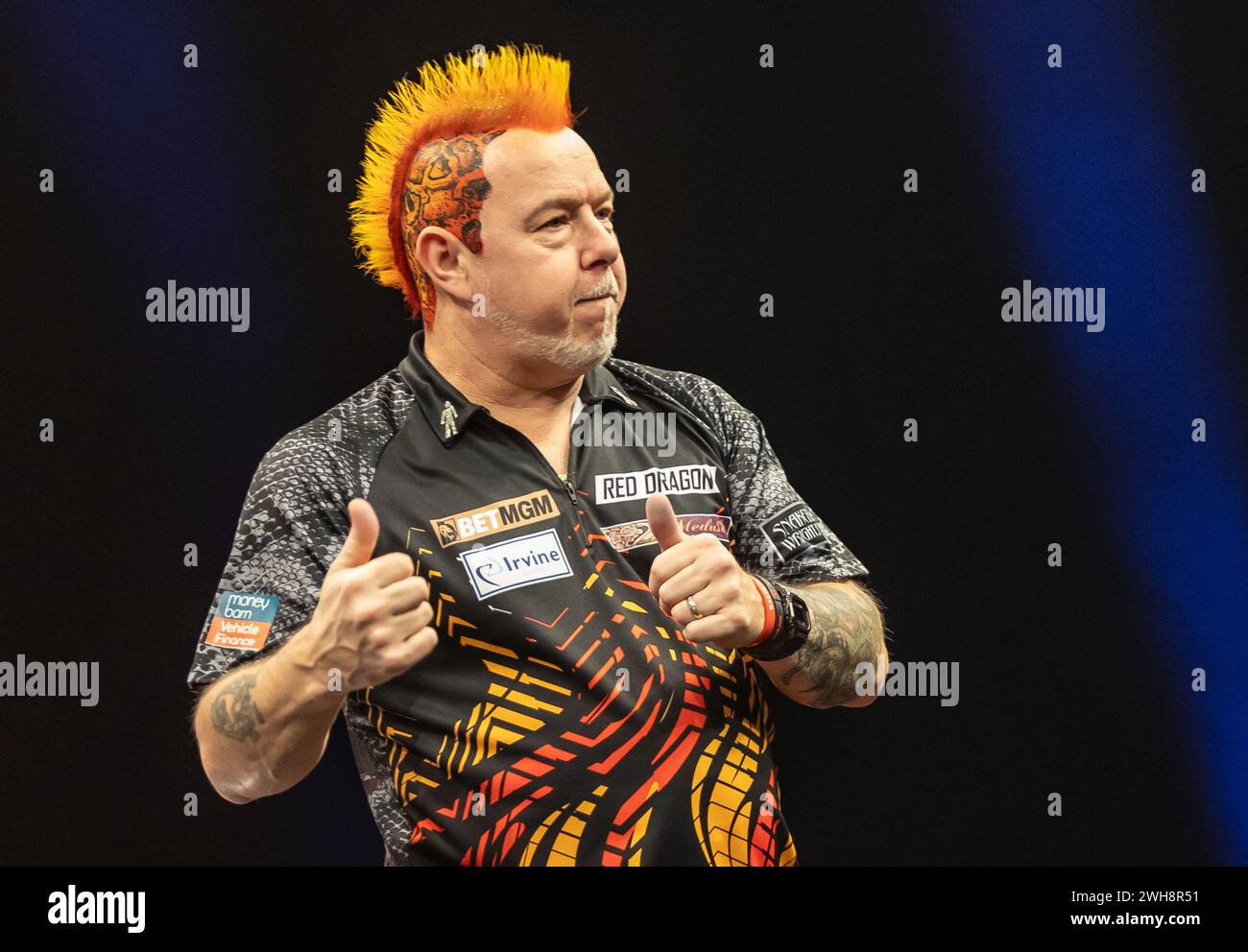 Berlin, Germany. 08th Feb, 2024. Darts, Premier League, Matchday 2 ...