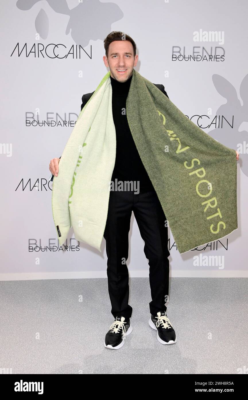 Marcel Remus bei der Marc Cain Fashion Show auf der Berlin Fashion Week Autumn/Winter 2024 in der Arena Berlin. Berlin, 06.02.2024 Stock Photo