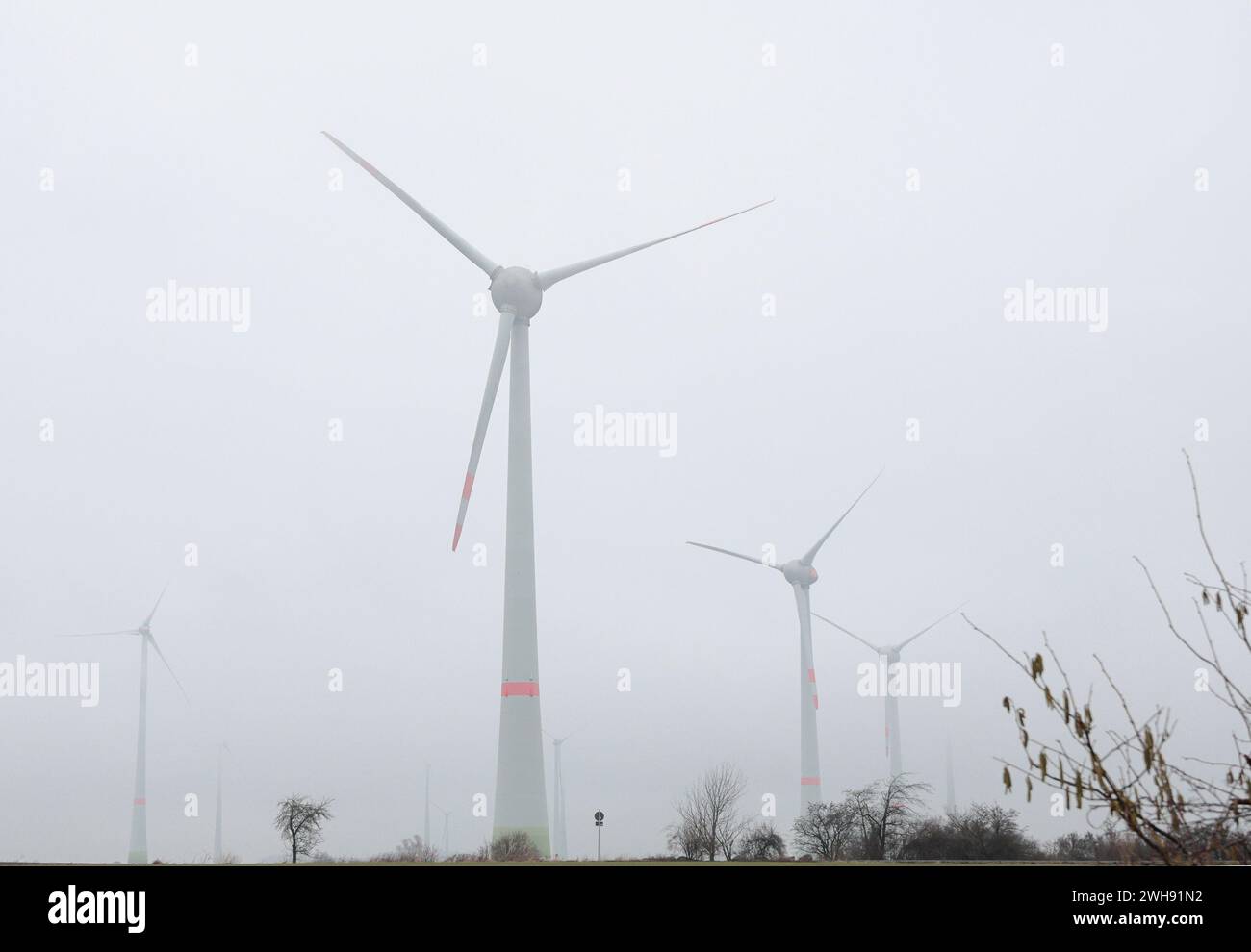 Windmill Wh Wind generator turbines icons hi-res stock photography and images - Alamy
