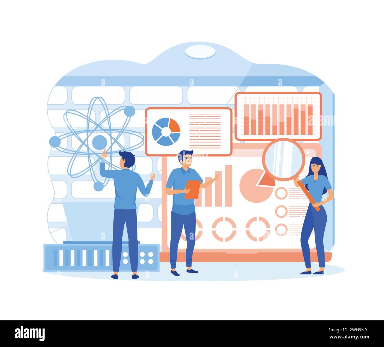 Storage technologies Stock Vector Images - Alamy