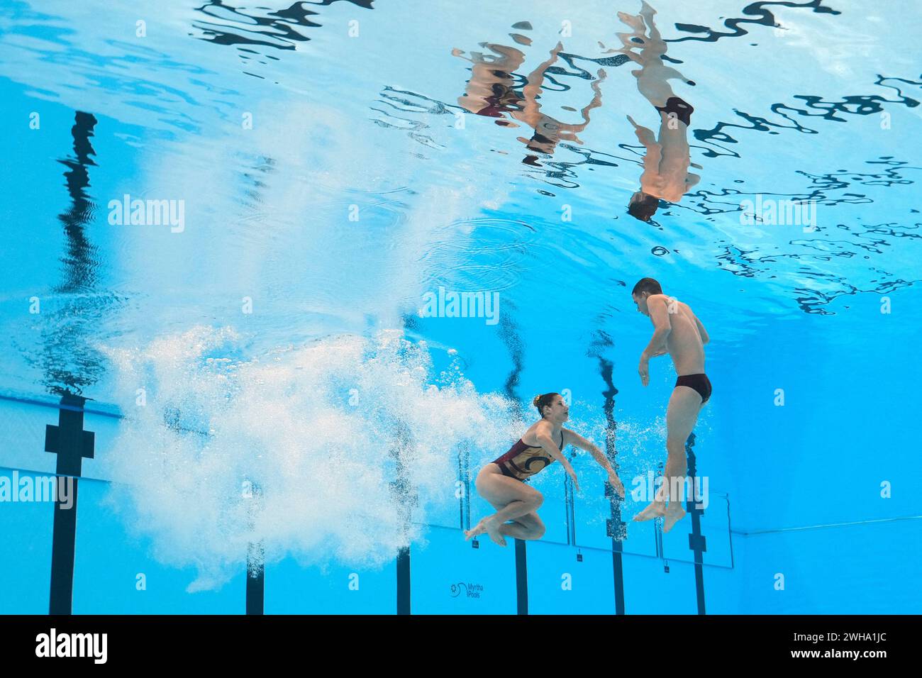 Andy Manuel Avila Gonzalez and Carelys Valdes Castillo of Cuba compete ...