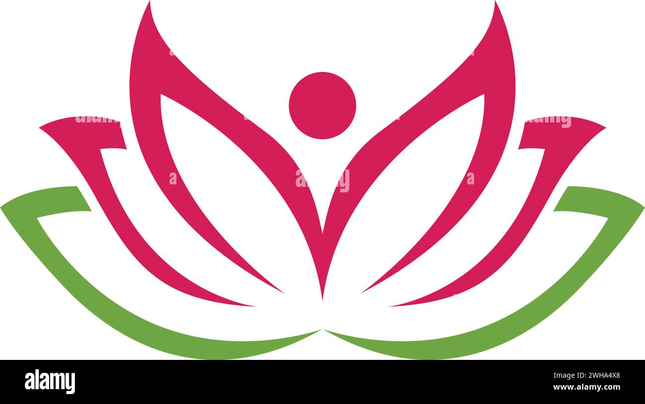 Beauty Vector Lotus flowers design logo Template icon Stock Vector ...