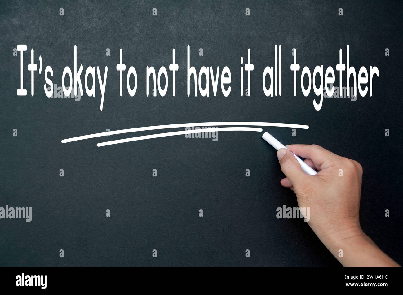 Not Better Together Examples Hand writing It is okay not to have it all together affirmation on ...