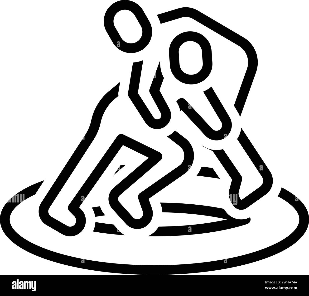 Wrestle Stock Vector Images Alamy