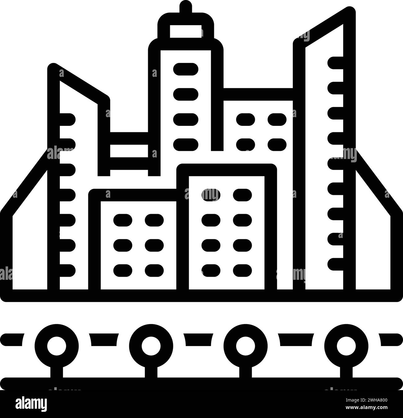 Icon for metropolitan,condominium Stock Vector Image & Art Alamy