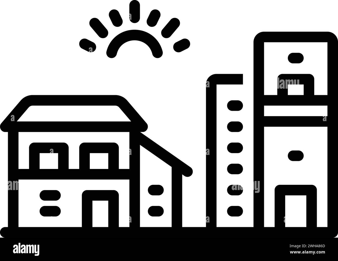 Dwelling and habitation Stock Vector Images Alamy