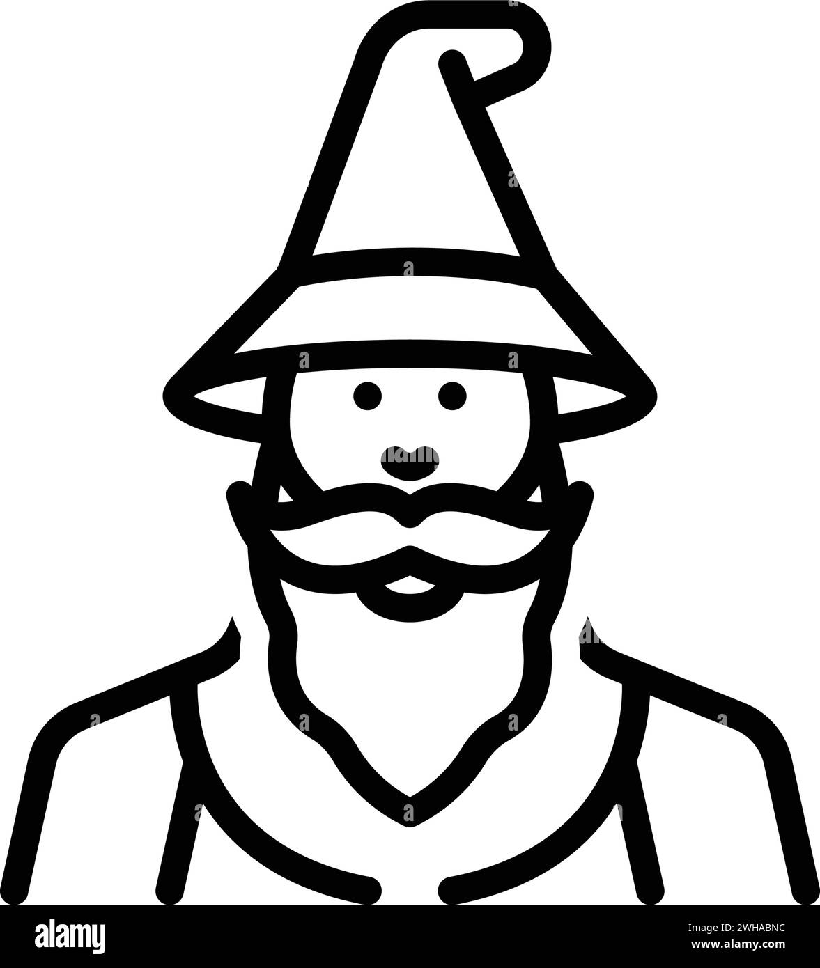 Magic caster Stock Vector Images - Alamy