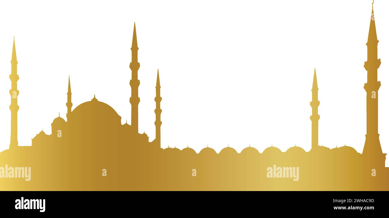 golden mosque vector, gold mosque icon Stock Vector Image & Art - Alamy