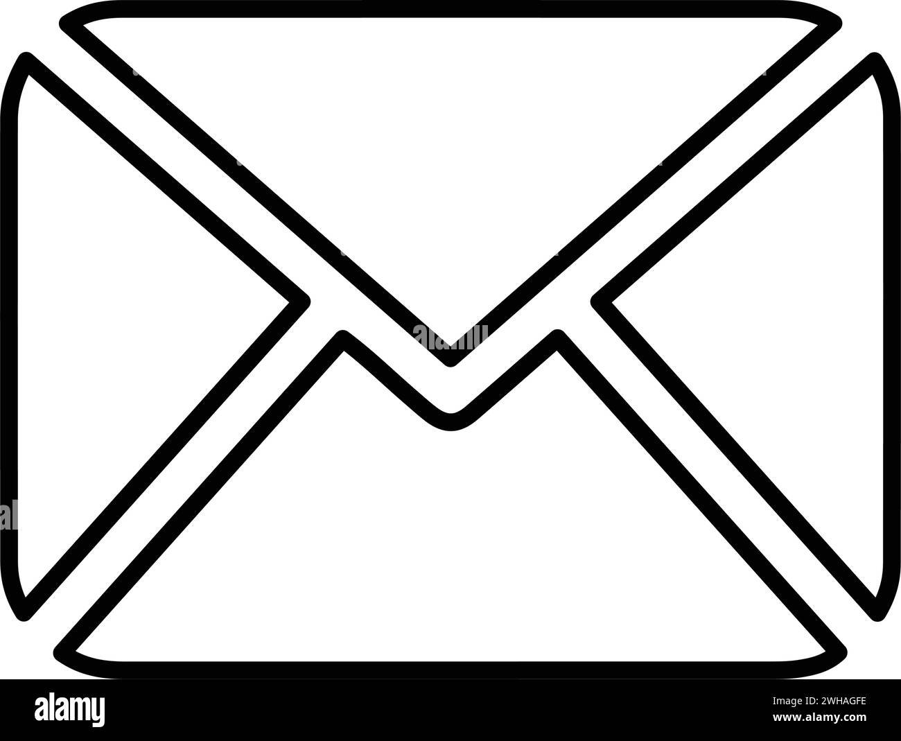 Mail icon. Flat style vector EPS use in infographics,web design, presentations and on printed materials. Stock Vector