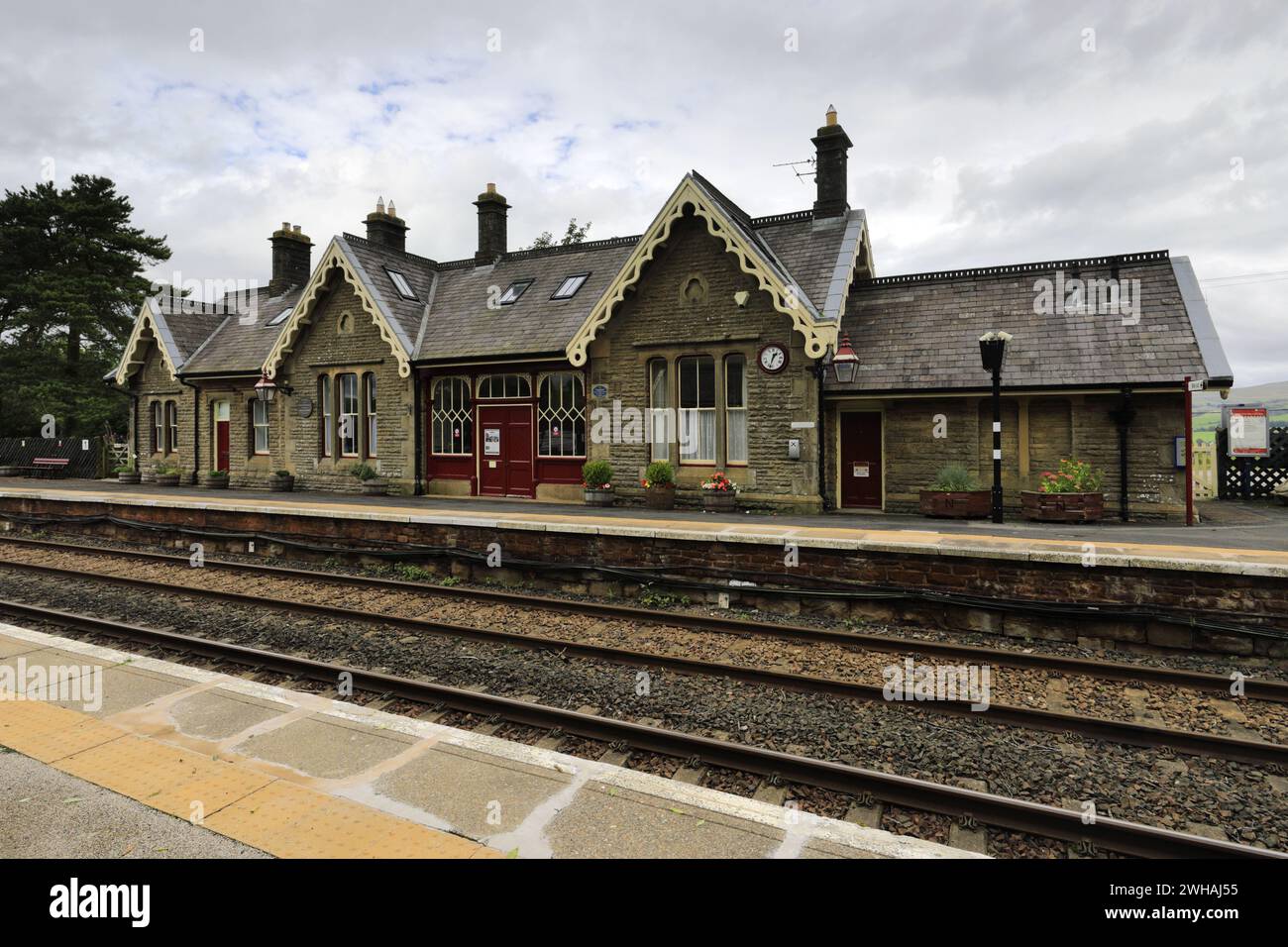 Kirkby Stephen Station, Eden valley, Cumbria, England, UK Stock Photo