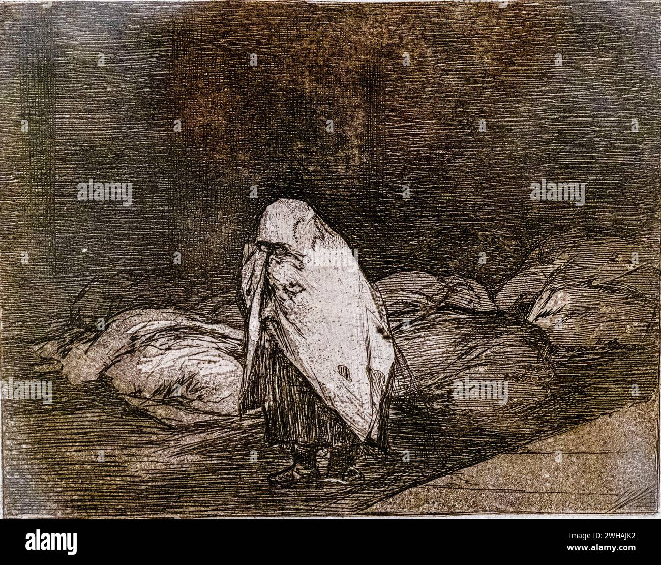 The Disasters of War, No. 62 The Beds of Death, 1810 1814, Francisco