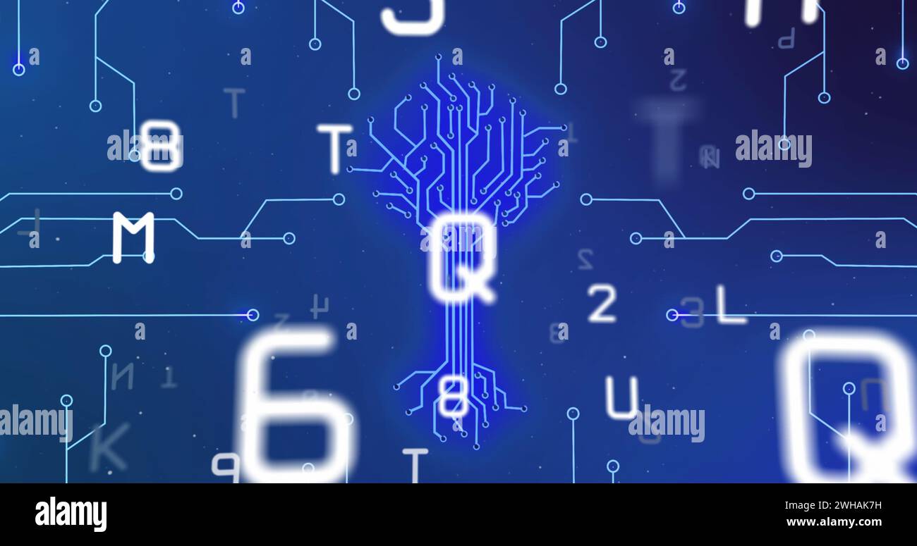 Ai circuit board letters hi-res stock photography and images - Alamy