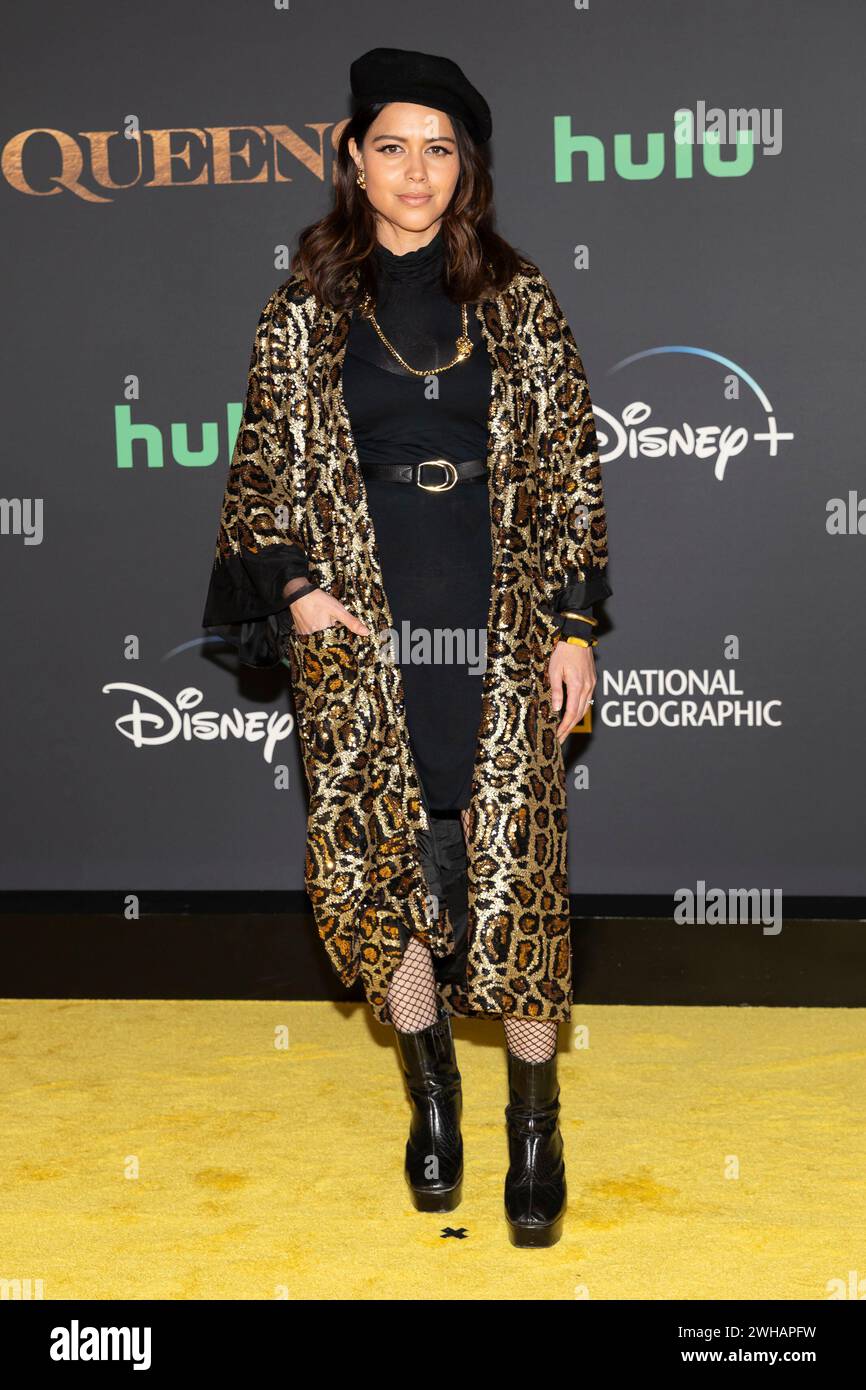 Los Angeles, USA. 08th Feb, 2024. Alyssa Diaz attends the arrivals of National Geographic's 'QUEENS' at the Academy Museum of Motion Pictures David Geffen Theater in Los Angeles, CA on February 8, 2024. (Photo by Corine Solberg/SipaUSA) Credit: Sipa USA/Alamy Live News Stock Photo
