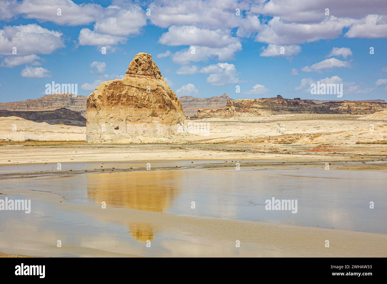 Lone Rock Lake Powell, Arizona Stock Photo