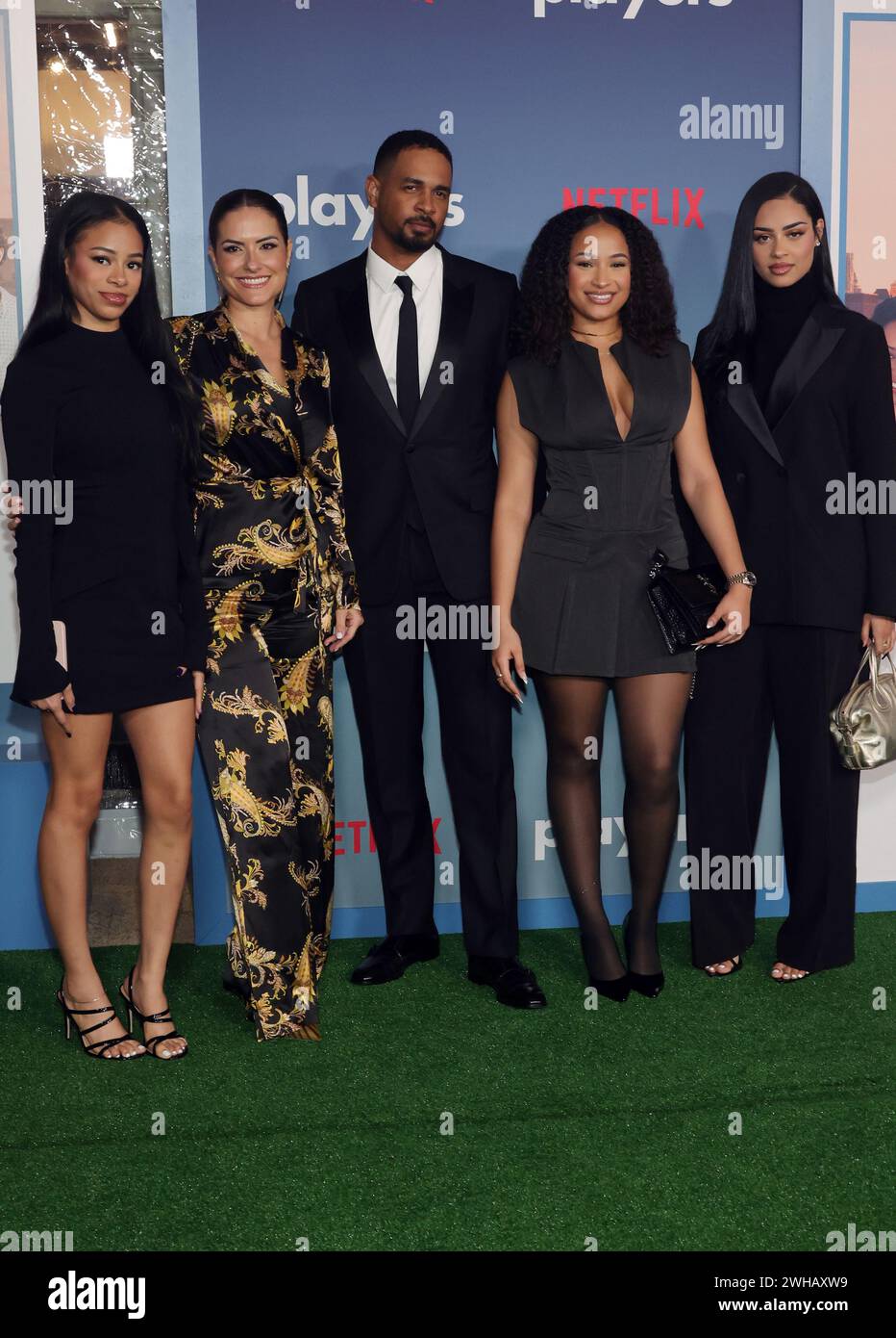 Los Angeles, Ca. 8th Feb, 2024. Damon Wayans Jr., Samara Saraiva, Aniya