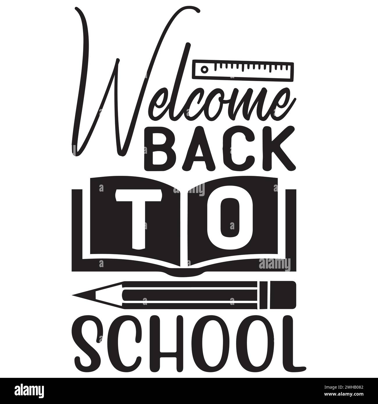 Happy Back to School Shirt Print Template, Typography Design For Shirt