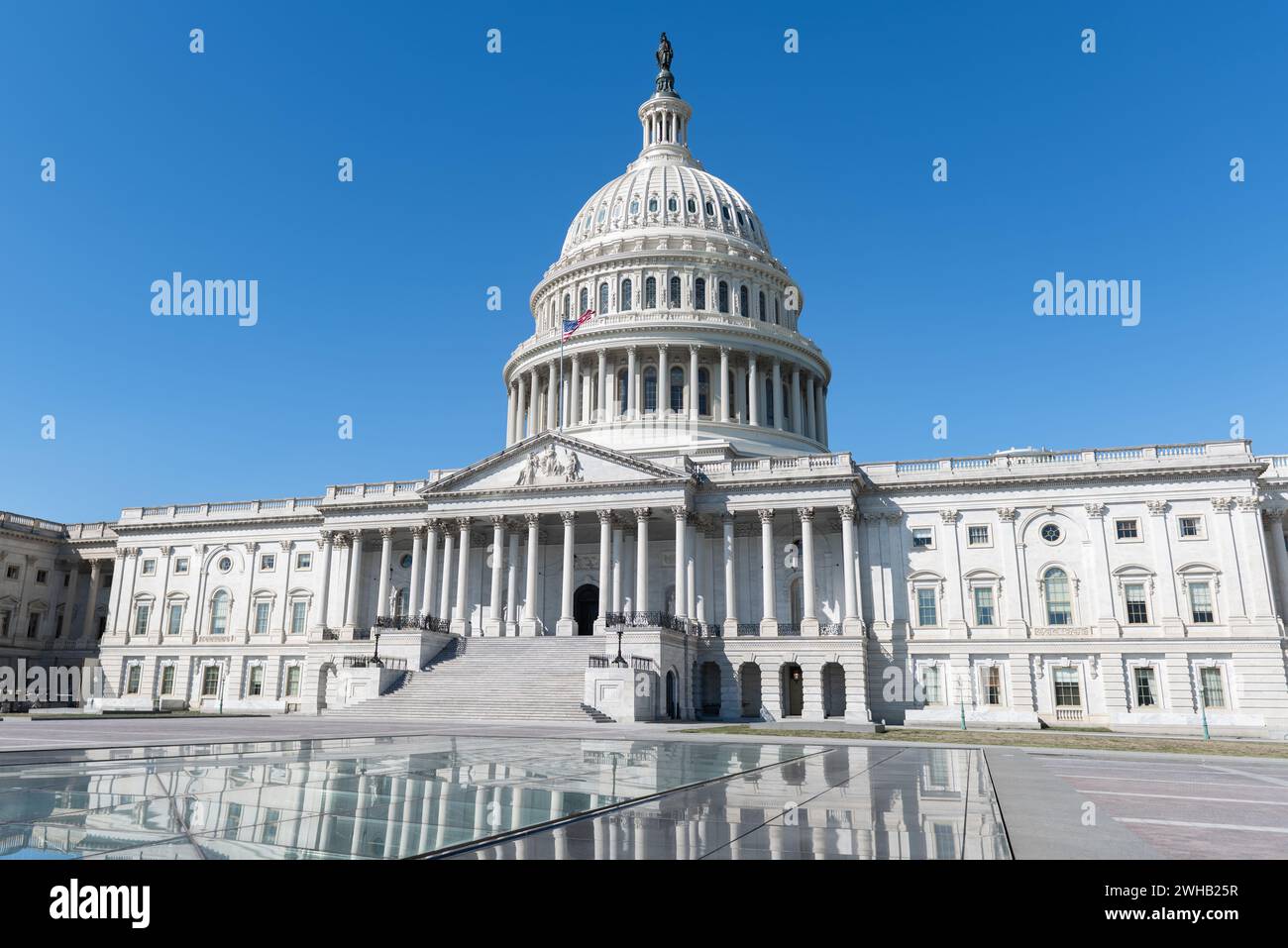 United States Capitol in Washington D.C. Stock Photo