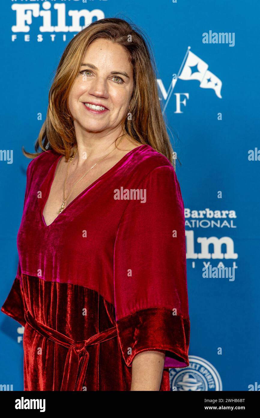 Red carpet arrivals:Lisa D'Apolito (Shari and Lambchop). The 39th Santa Barbara International Film Festival honors Bradley Cooper with the Outstanding Performer of the Year Award at the Arlington Theatre in Santa Barbara, CA on Feb. 8, 2024. (Photo by Rod Rolle/Sipa USA) Credit: Sipa USA/Alamy Live News Stock Photo