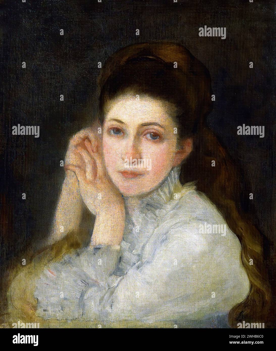 Marie Bracquemond Portrait de Louise Stock Photo Alamy