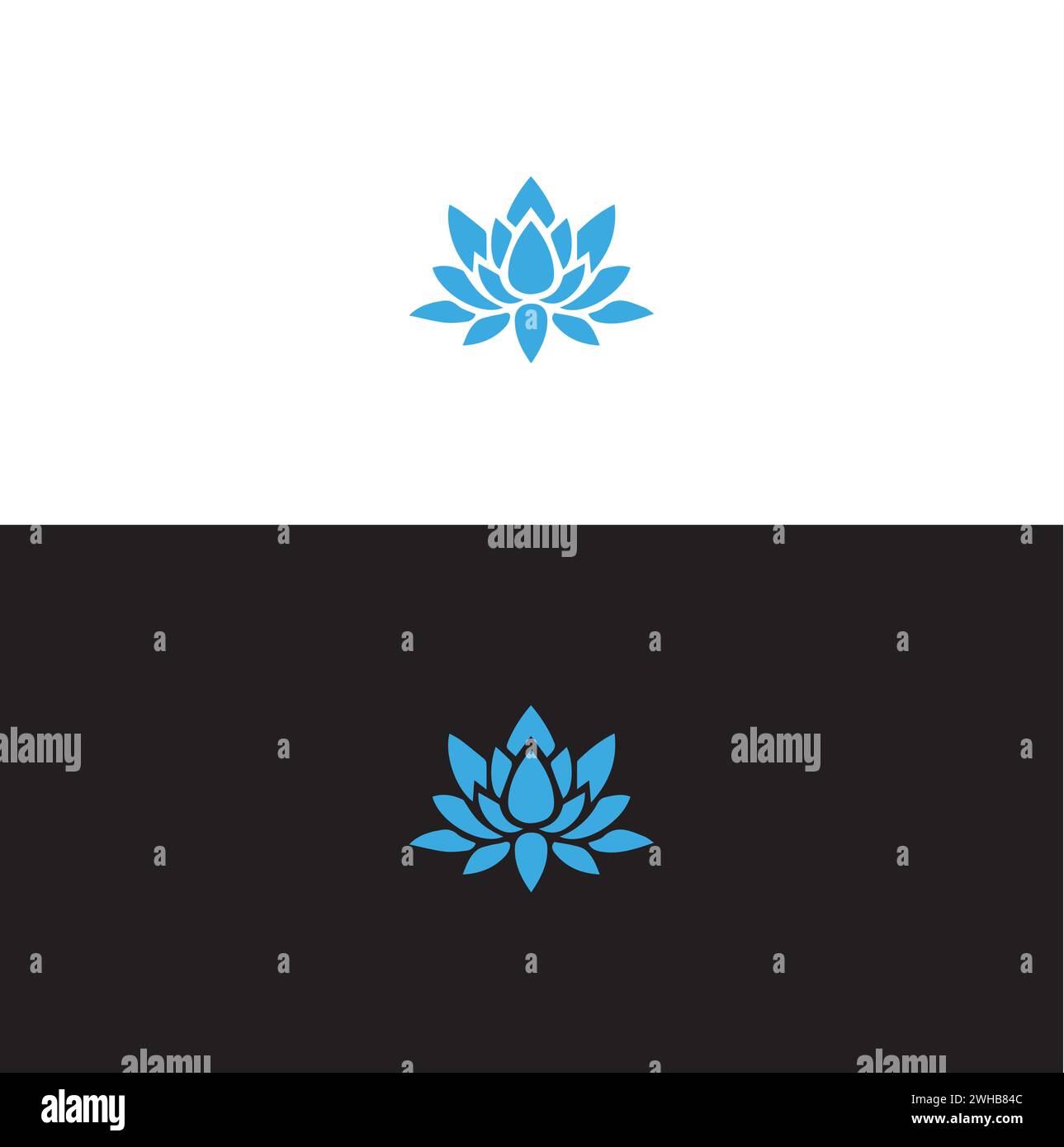 Company flower vector logo.Lotous vector logo Stock Vector Image & Art ...