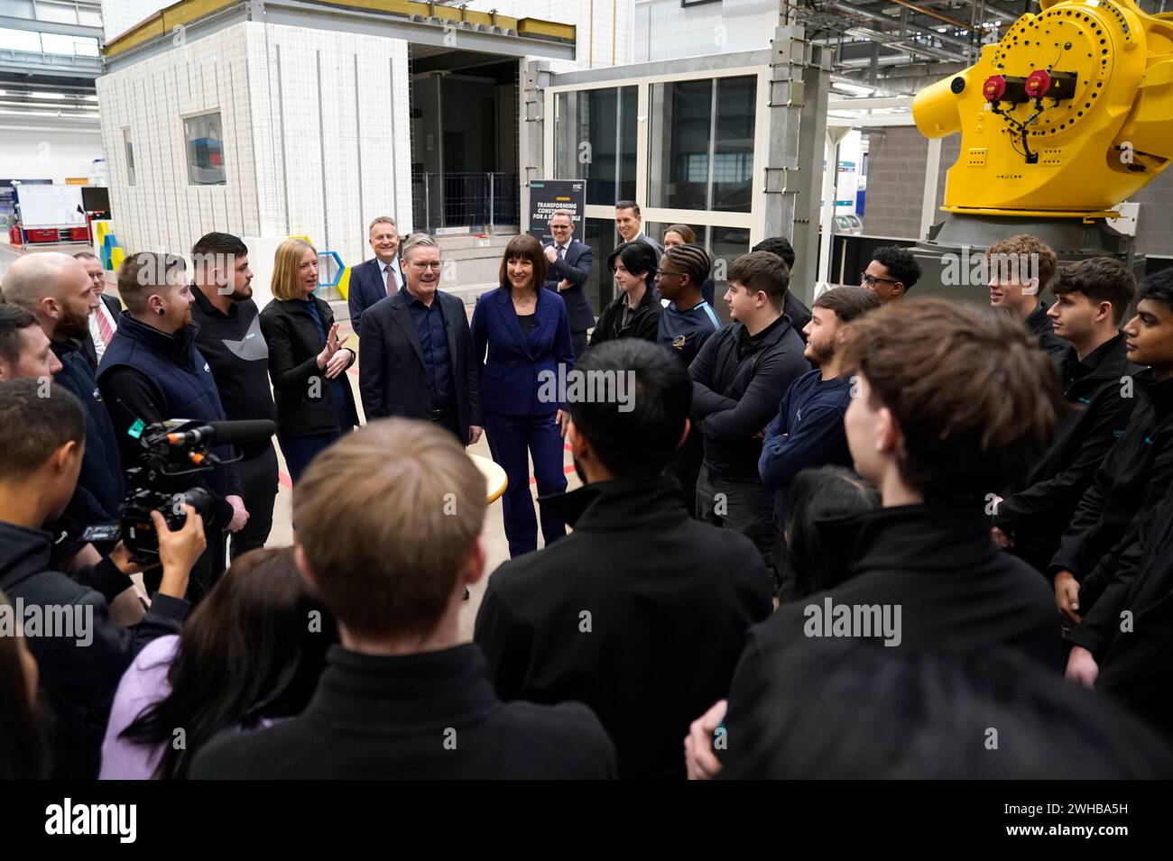 Rachel Reeves Manufacturing Labour leader Sir Keir Starmer and shadow chancellor Rachel Reeves ...